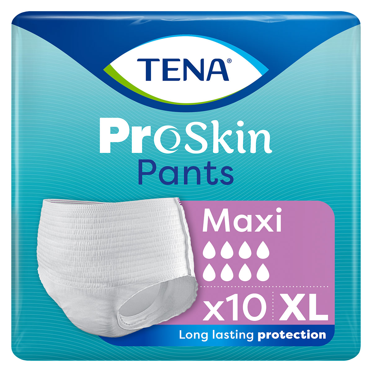 Tena Pants ProSkin, majtki chłonne, rozmiar XL, 120-160 cm, Maxi, 10 sztuk