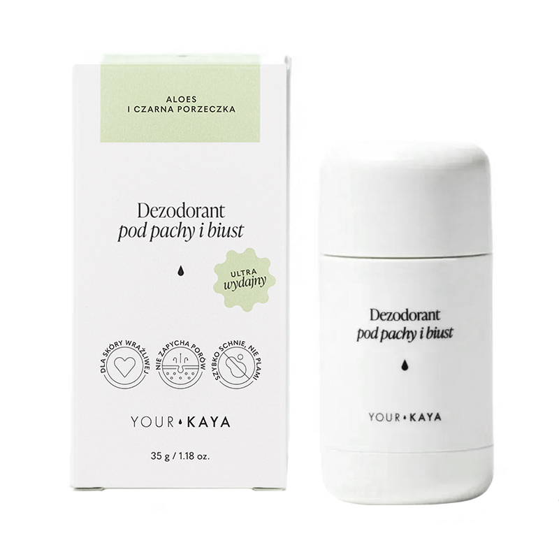 Your KAYA, dezodorant pod pachy i biust, aloes i czarna porzeczka, 35 g