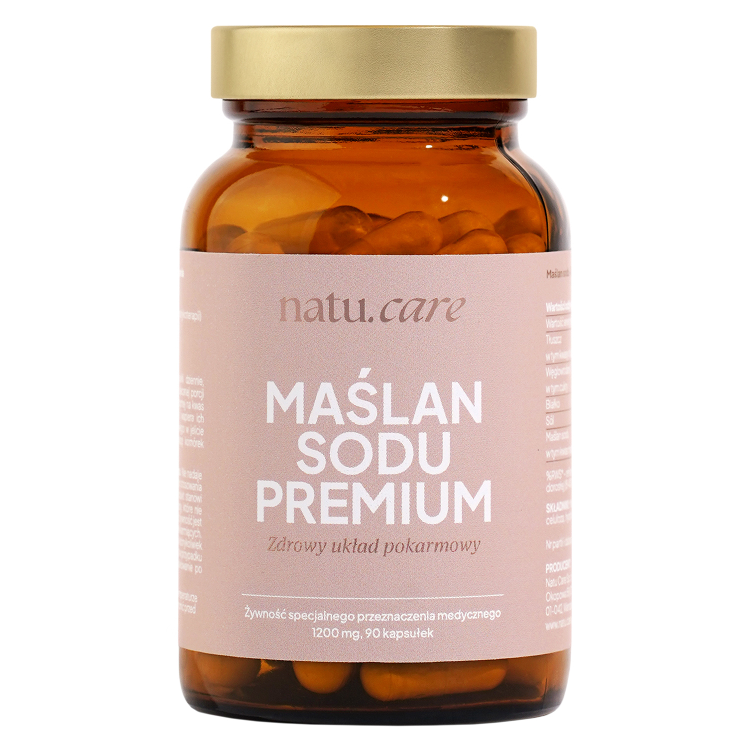 Natu.Care Premium Maślan sodu, 90 kapsułek