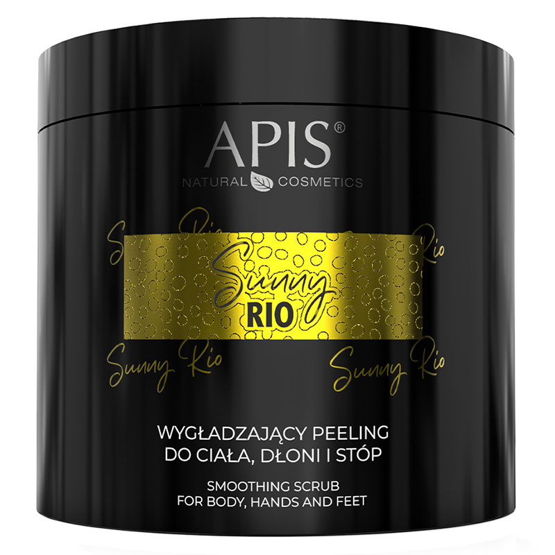 Apis Sunny Rio, wygładzający peeling do ciała, dłoni i stóp, 700 g