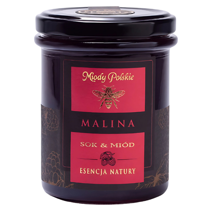 Miody Polskie Sok & Miód, malina, 250 g