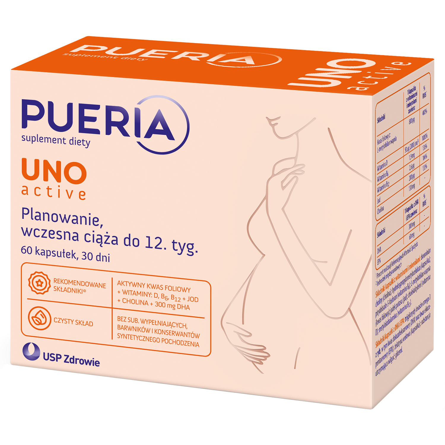 Pueria Uno Active, 60 kapsułek