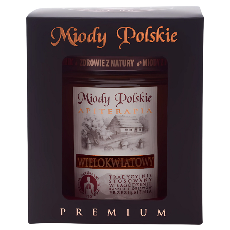 Miody Polskie, miód wielokwiatowy premium, 400 g