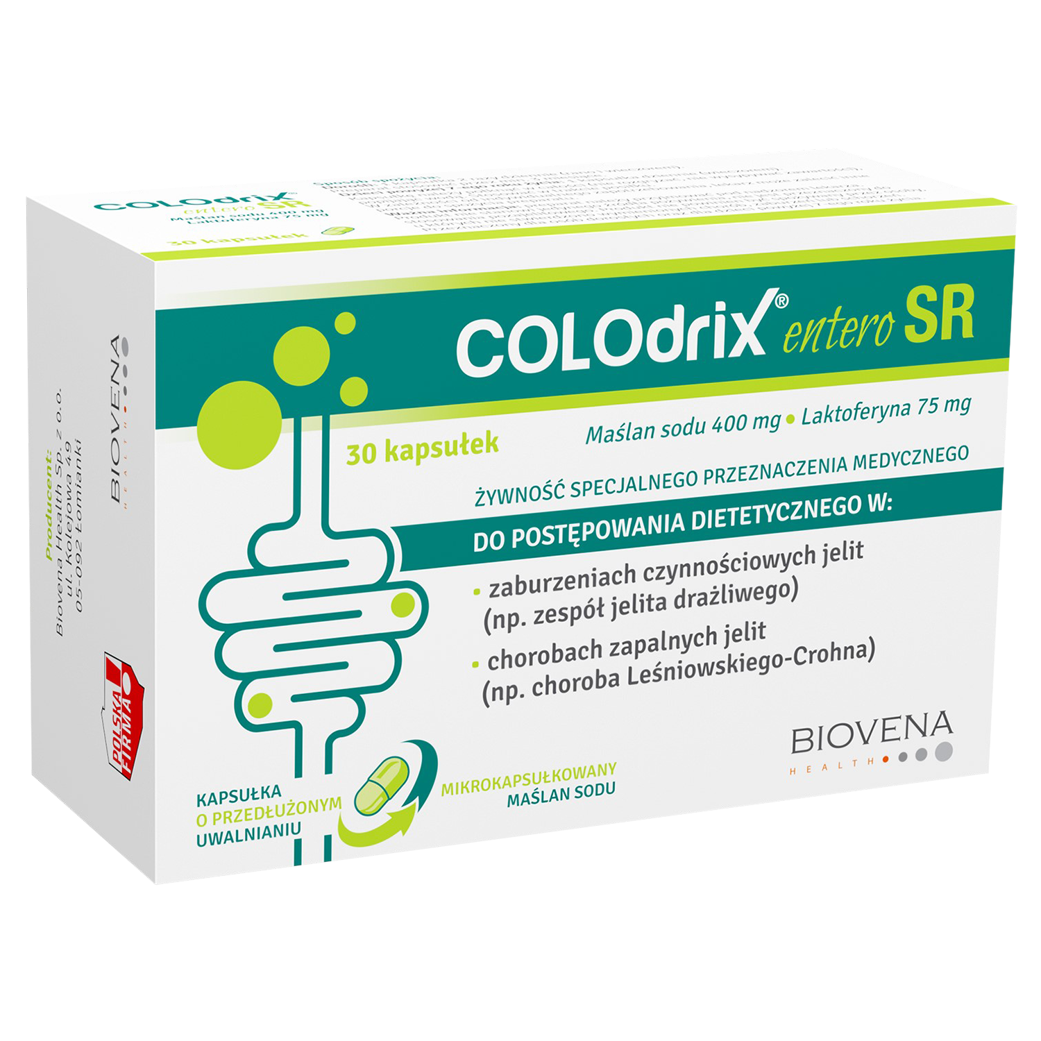 Colodrix entero SR, 30 kapsułek