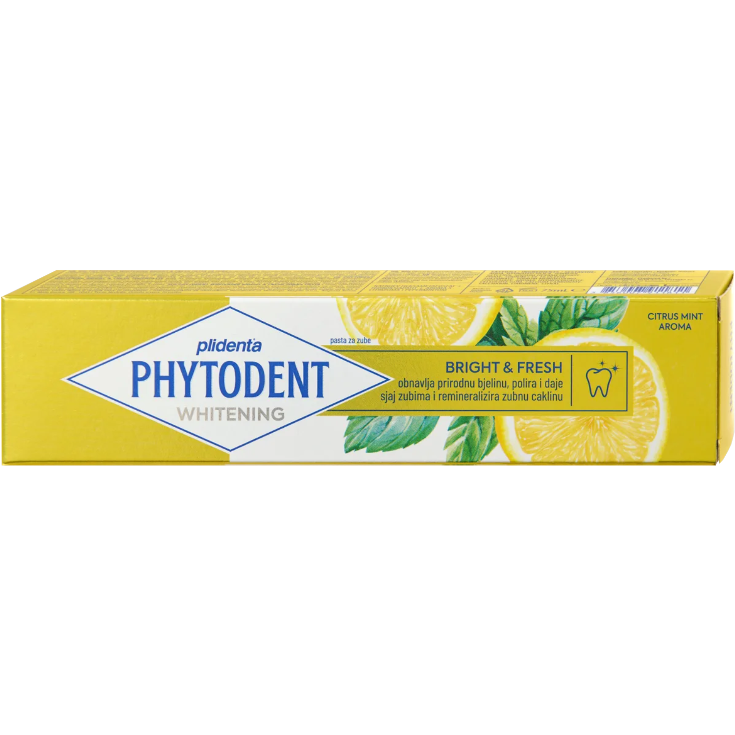 Phytodent Bright & Fresh, wybielająca pasta do zębów, 75 ml