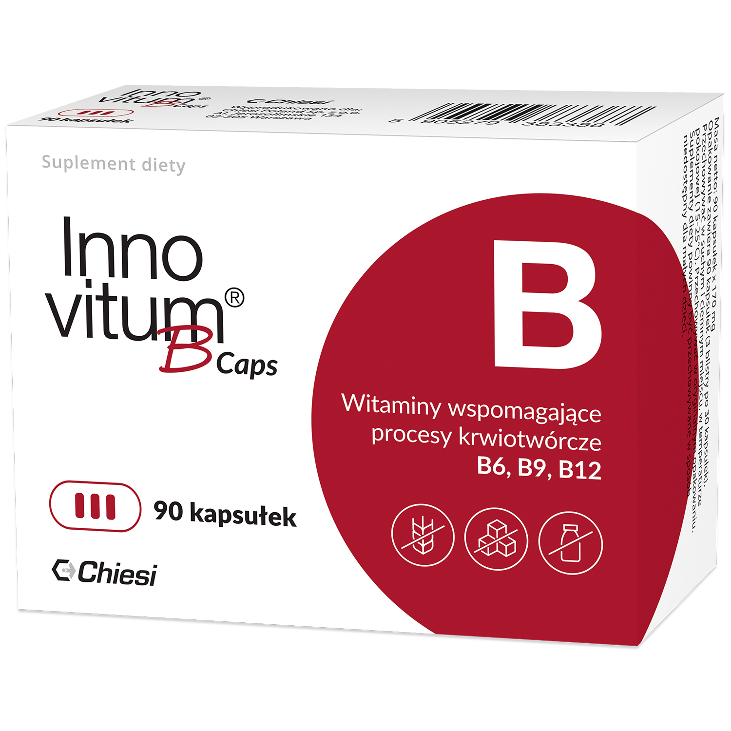 Innovitum B Caps, 90 kapsułek