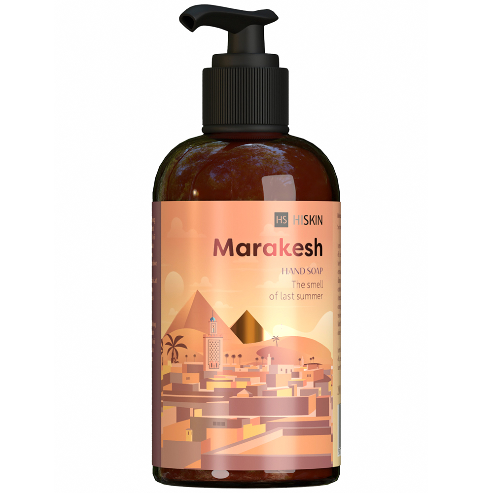 Hiskin Bon Voyage, mydło w płynie do rąk, Marakesh, 250 ml