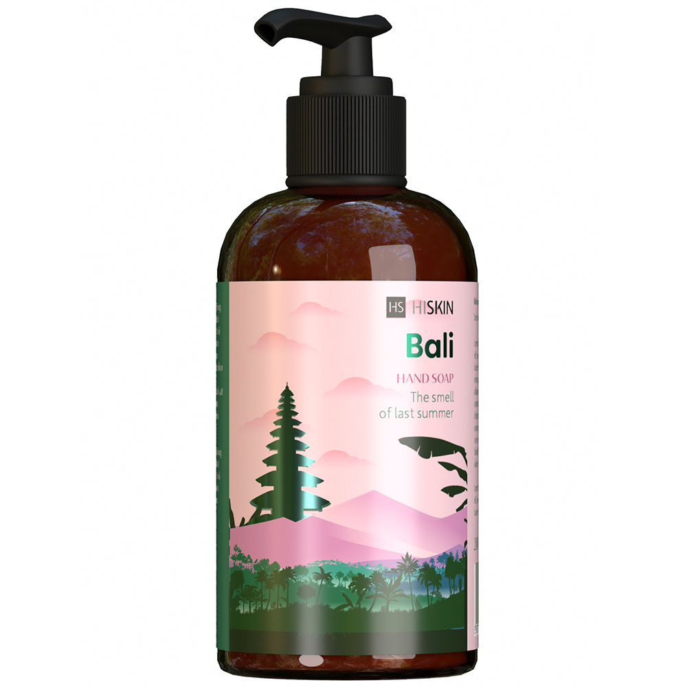 Hiskin Bon Voyage, mydło w płynie do rąk, Bali, 250 ml