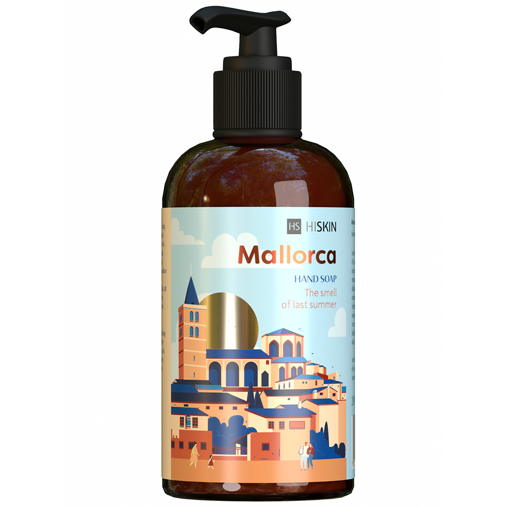 Hiskin Bon Voyage, mydło w płynie do rąk, Mallorca, 250 ml