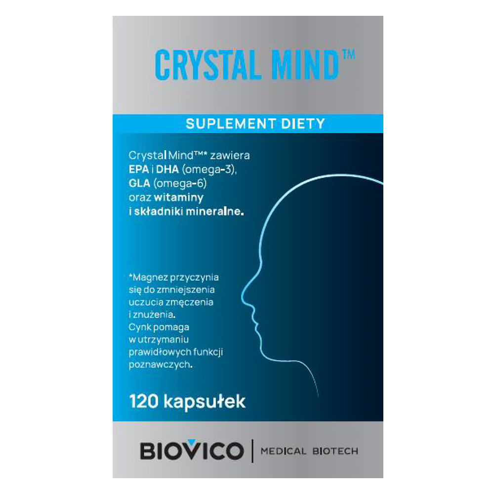 Crystal Mind, 120 kapsułek