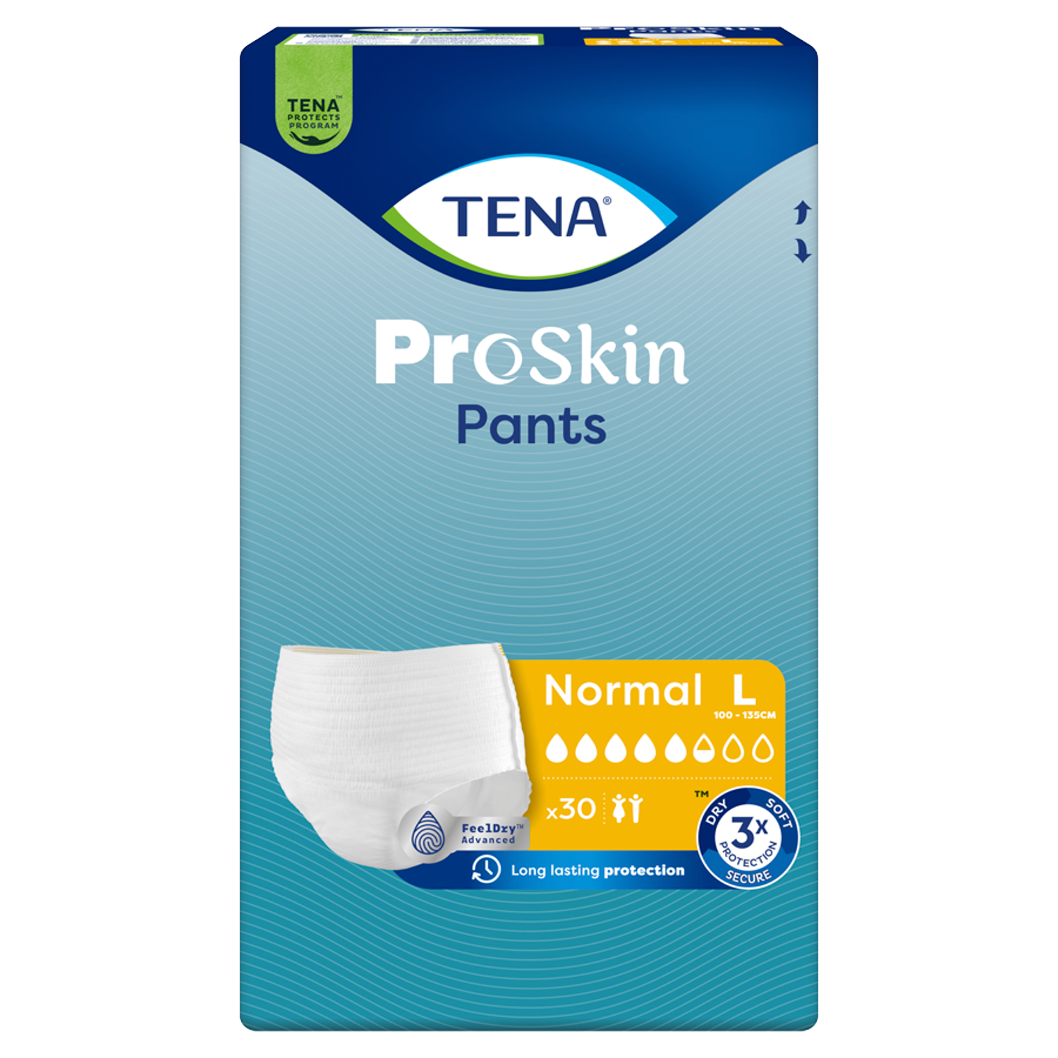 Tena Pants ProSkin, majtki chłonne, rozmiar L, 100-135 cm, Normal, 30 sztuk