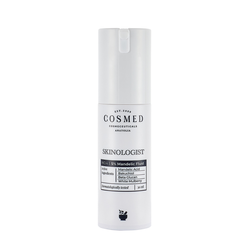 Cosmed Skinologist, serum z kwasem migdałowym 5% i bakuchiolem, 30 ml