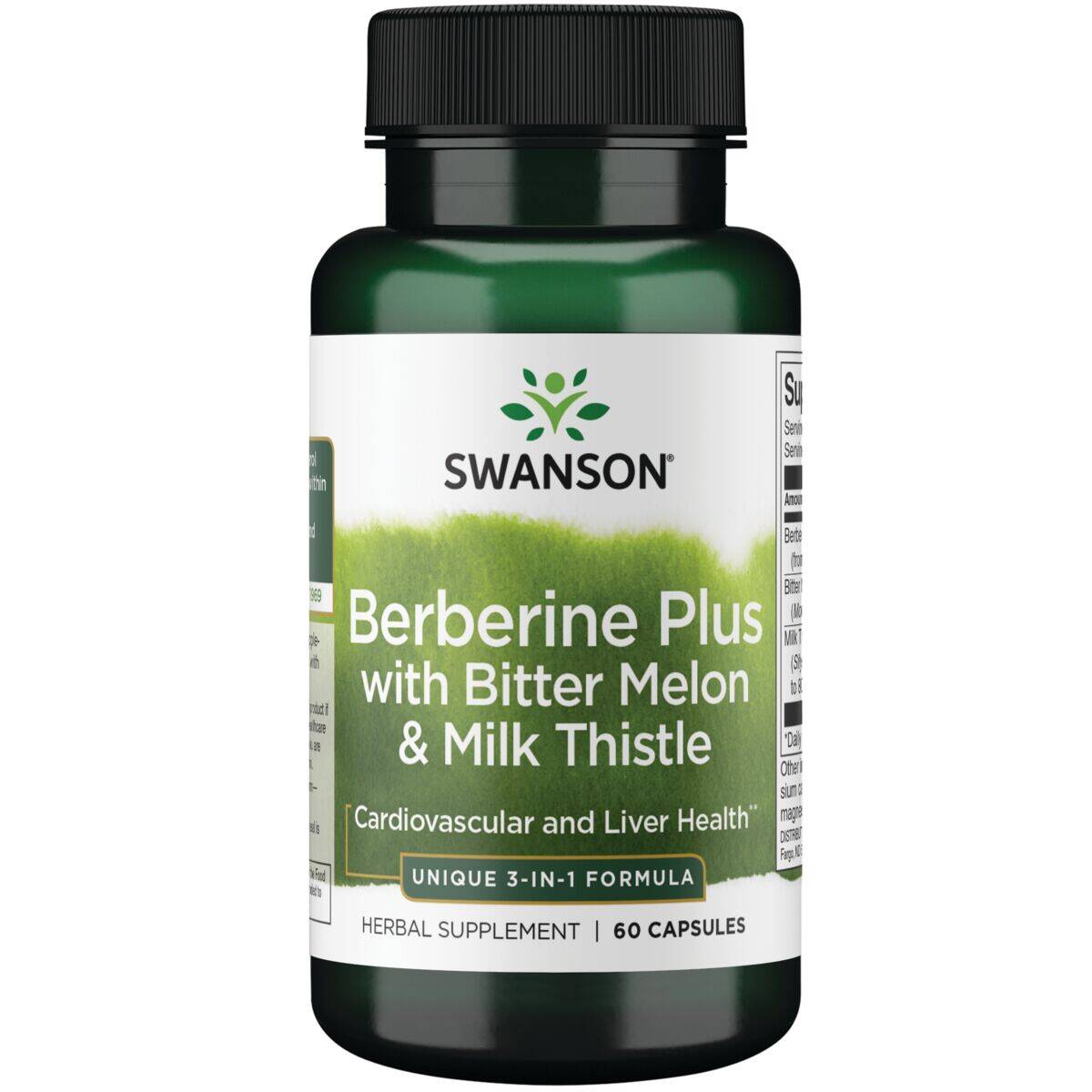 Swanson Berberine Plus, 60 kapsułek