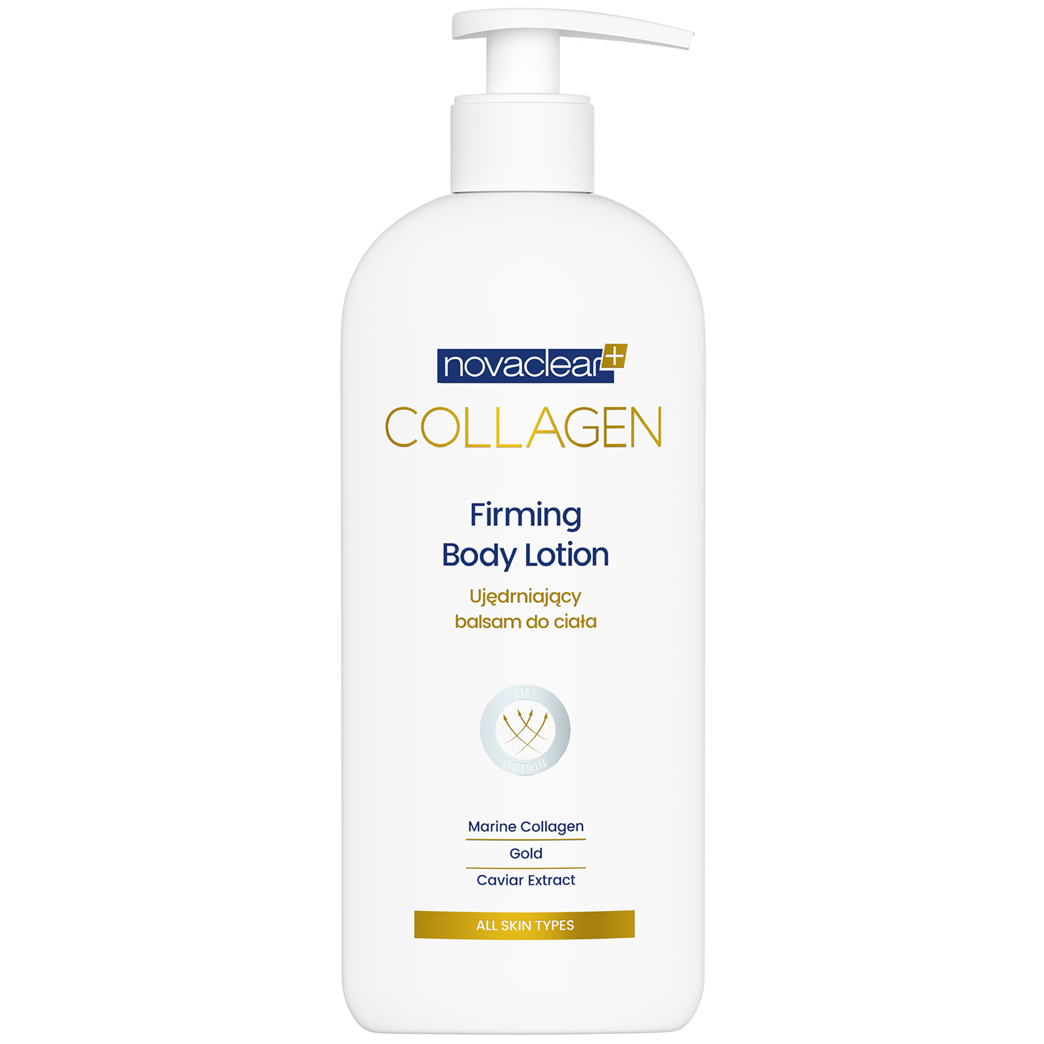 Novaclear Collagen, balsam ujędrniający do ciała, 500 ml