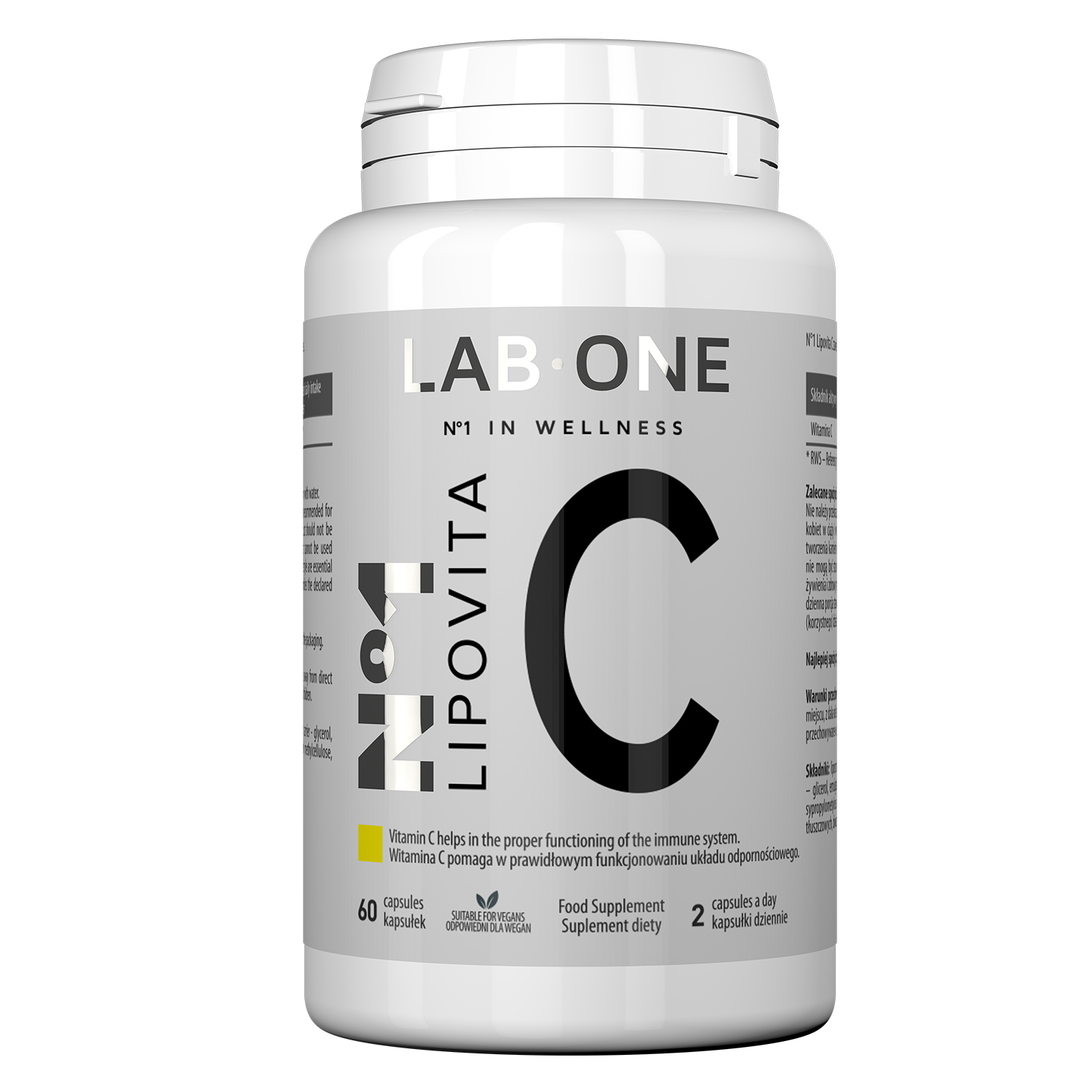 Lab One No1 Lipovita C, 60 kapsułek