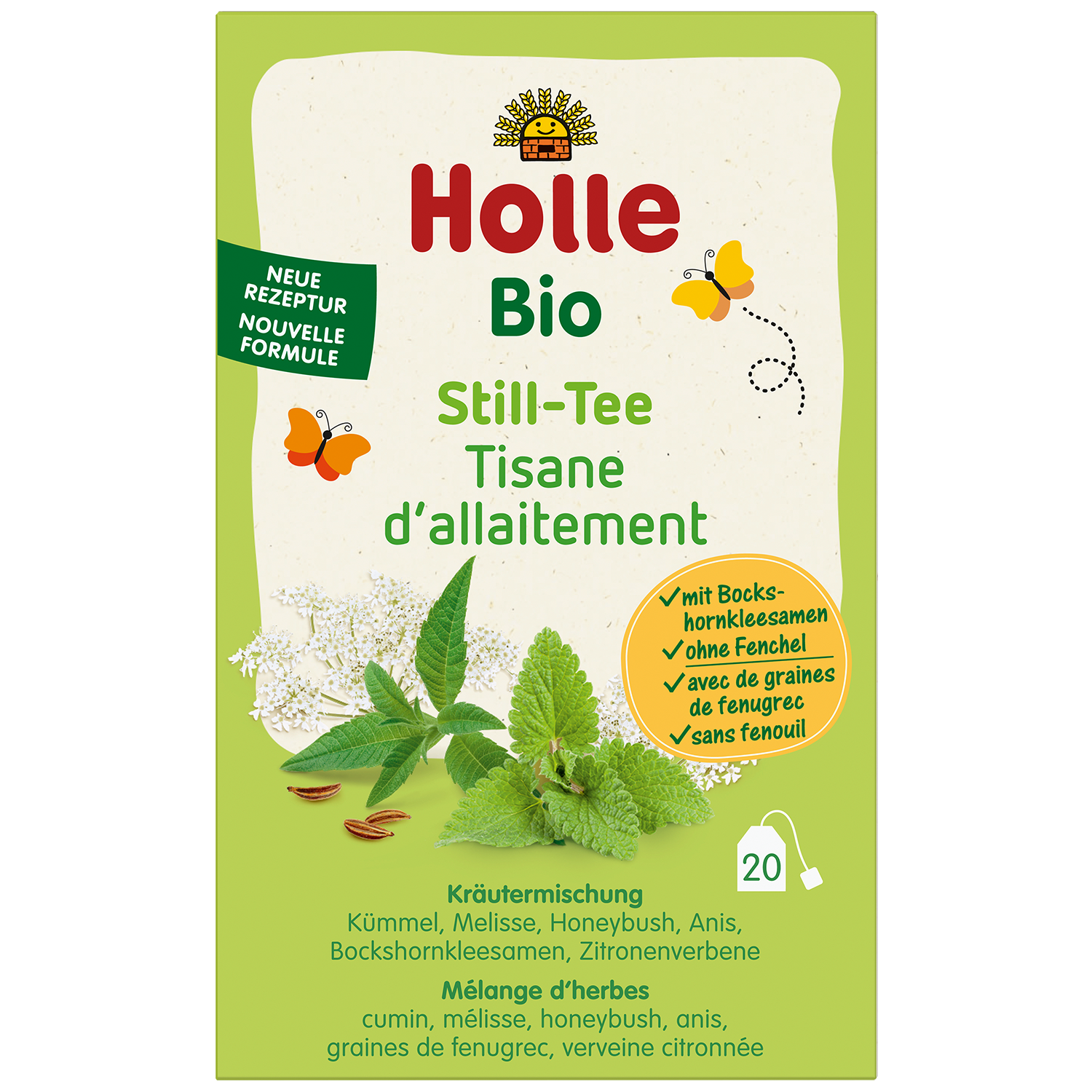 Holle, herbatka dla matek karmiących, 30 g