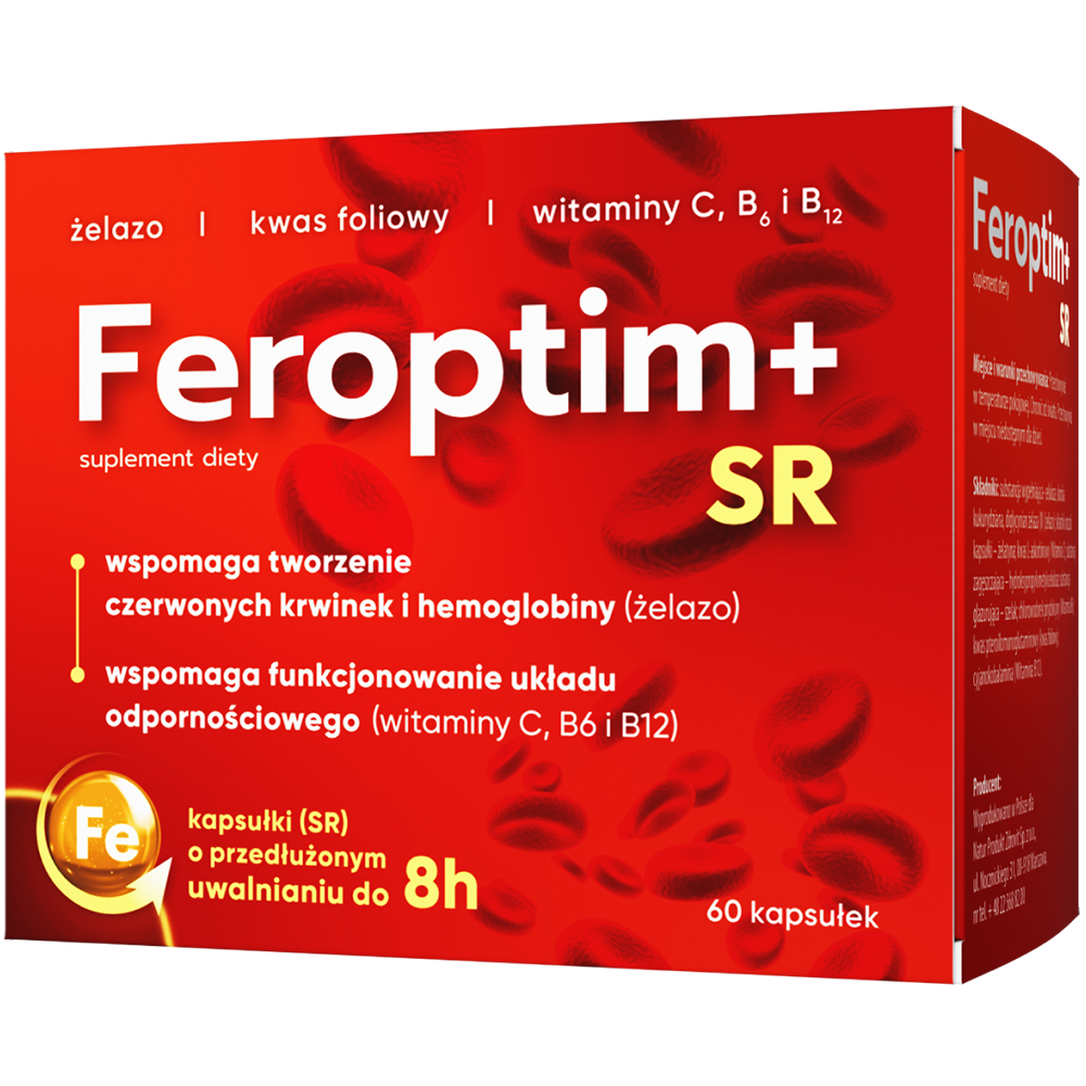 Feroptim+ SR, 60 kapsułek