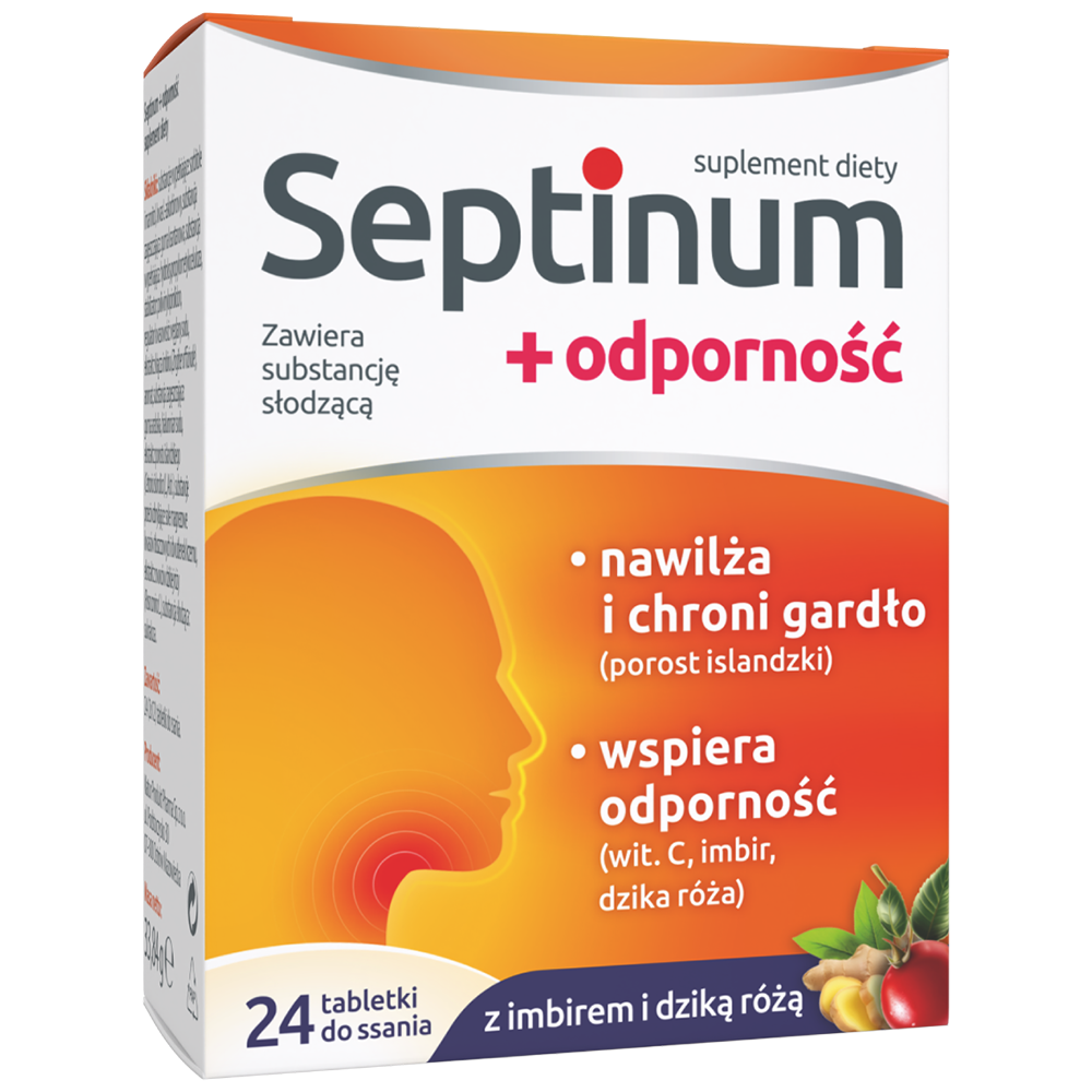Septinum + Odporność, 24 tabletki do ssania
