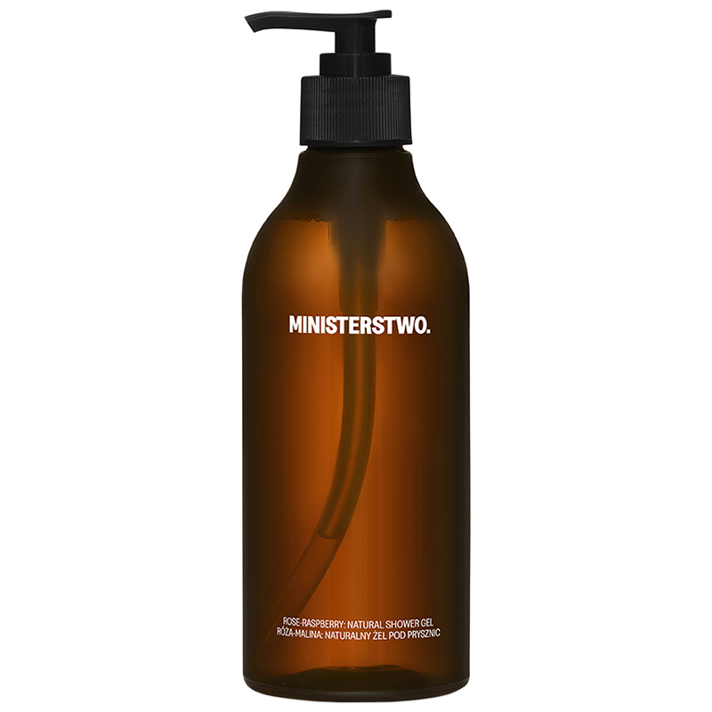 Ministerstwo Dobrego Mydła, żel pod prysznic, róża + malina, 400 ml