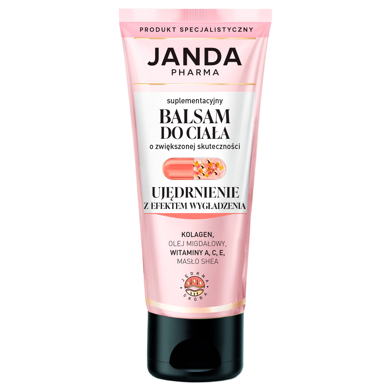Janda Pharma, suplementacyjny balsam do ciała, ujędrnianie z efektem wygładzenia, 200 ml