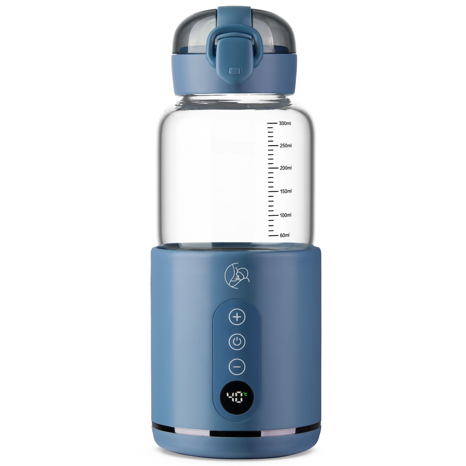 MyBabyBottle, przenośny podgrzewacz do butelek, wody i mleka dla dzieci, niebieski