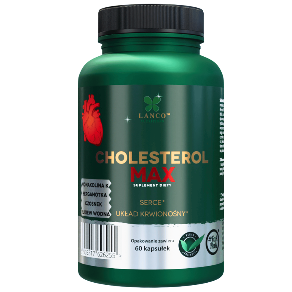 Lanco Nutritions Cholesterol Max, 60 kapsułek