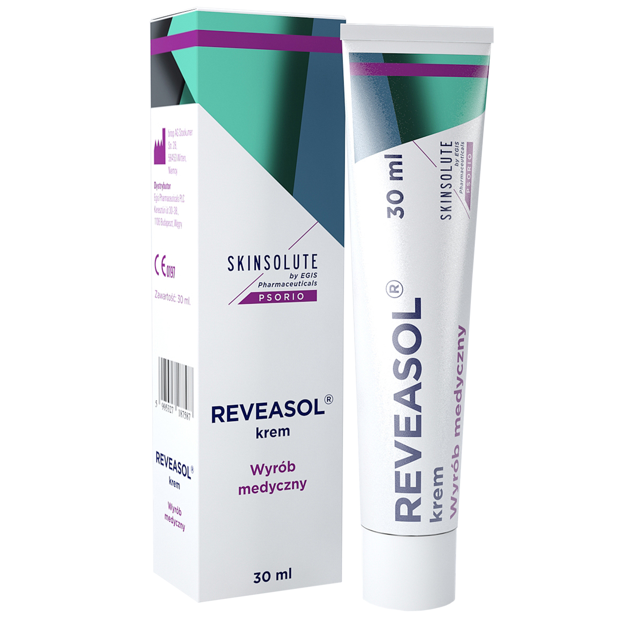 Reveasol, krem na łuszczcę i AZS, 30 ml