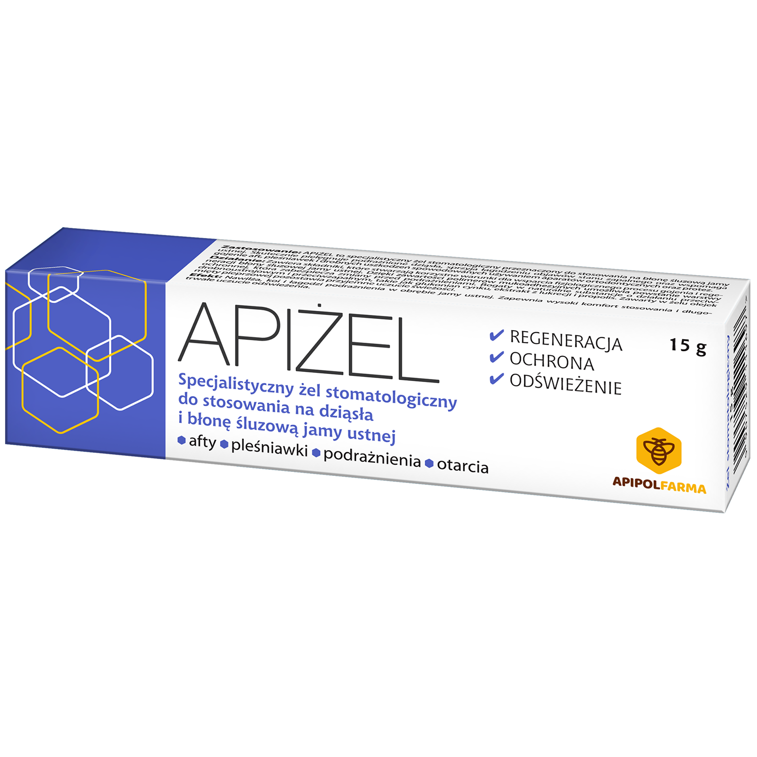 Apiżel, specjalistyczny żel stomatologiczny, 15 g