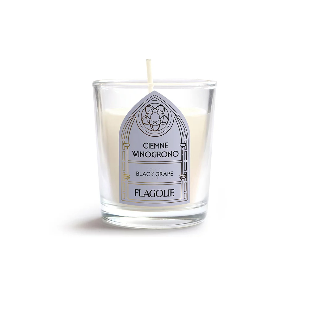 Flagolie Celebrate, zapachowa świeca sojowa, Ciemne Winogrono, 70 g