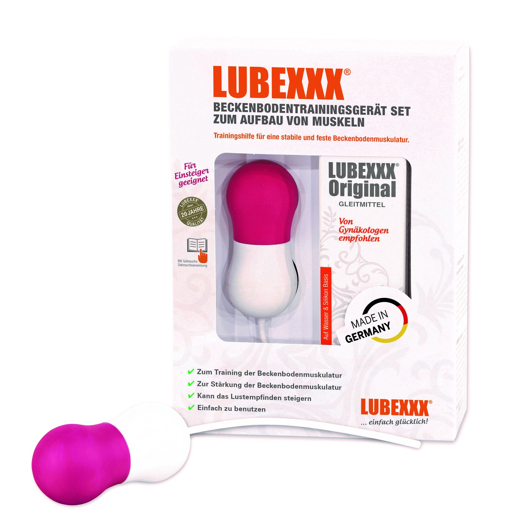 Lubexxx, zestaw do ćwiczeń mięśni dna miednicy