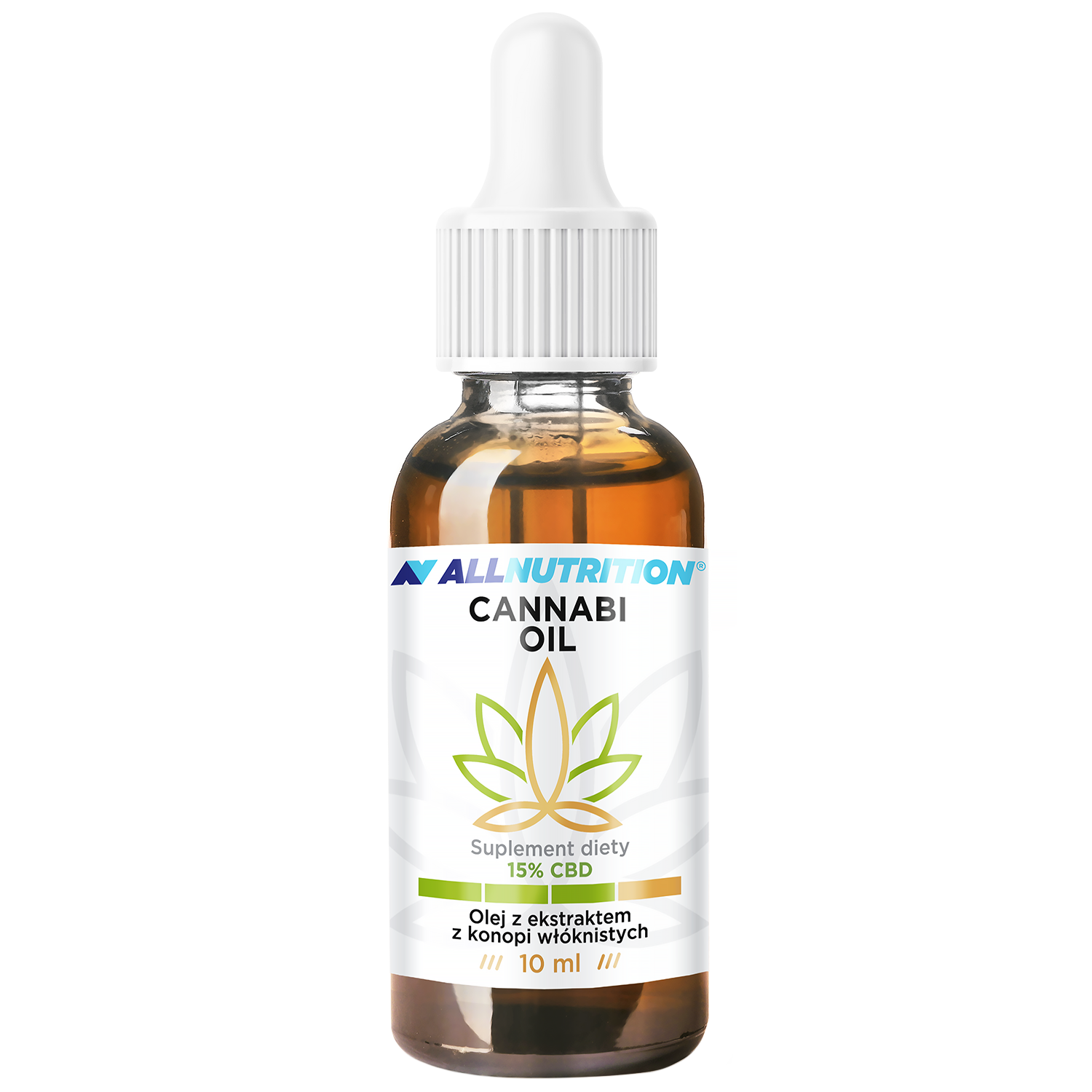 Allnutrition Cannabi Oil 15% CBD, olej z konopi, 10 ml