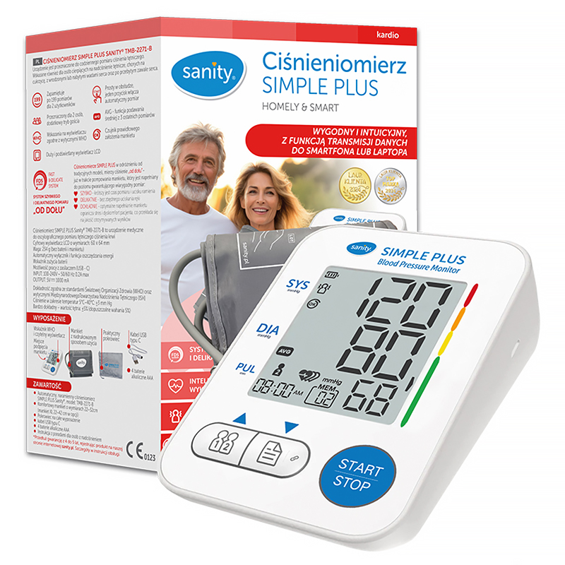 Sanity Simple Plus TMB-2271-B, automatyczny ciśnieniomierz naramienny