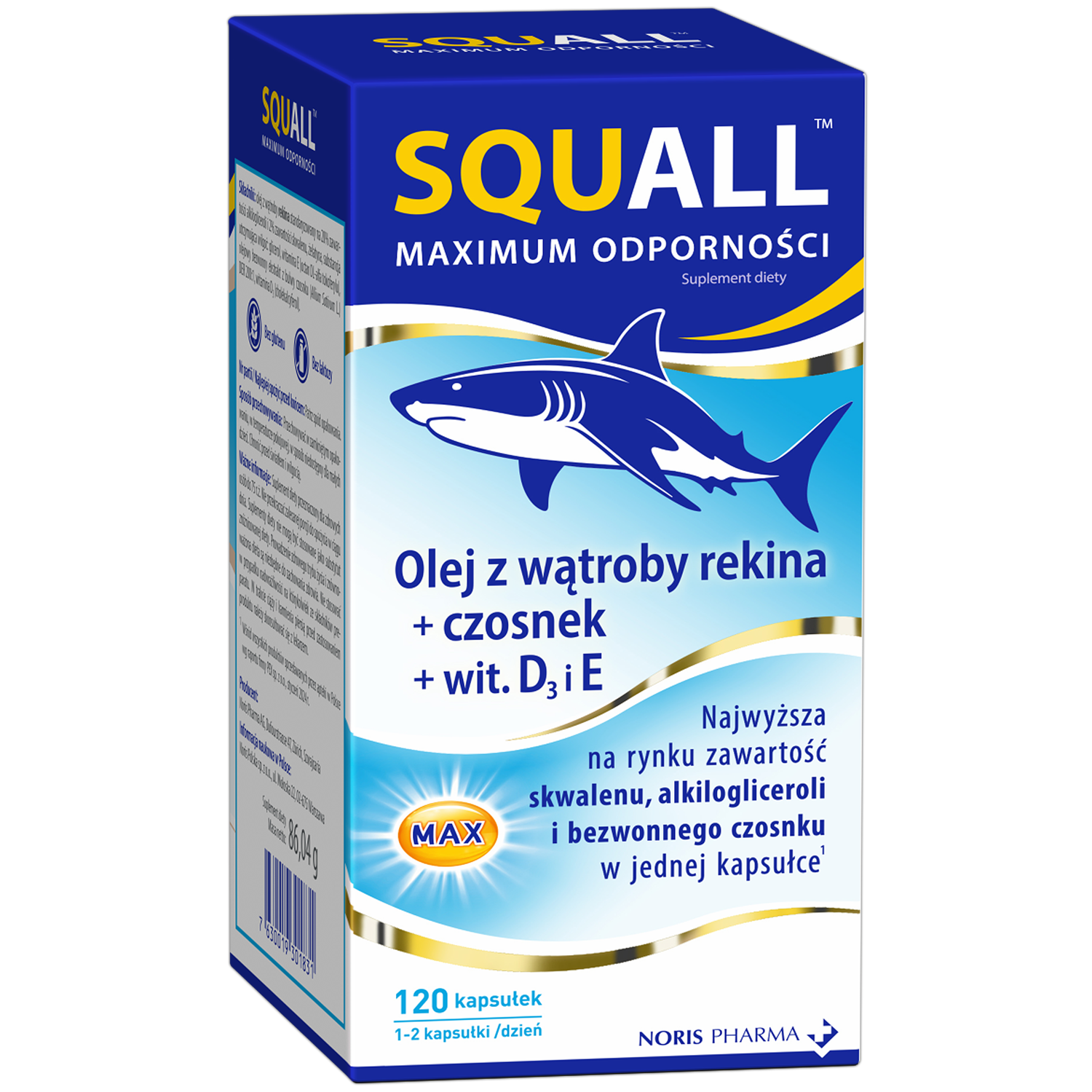 Squall Maximum Odporności, 120 kapsułek miękkich