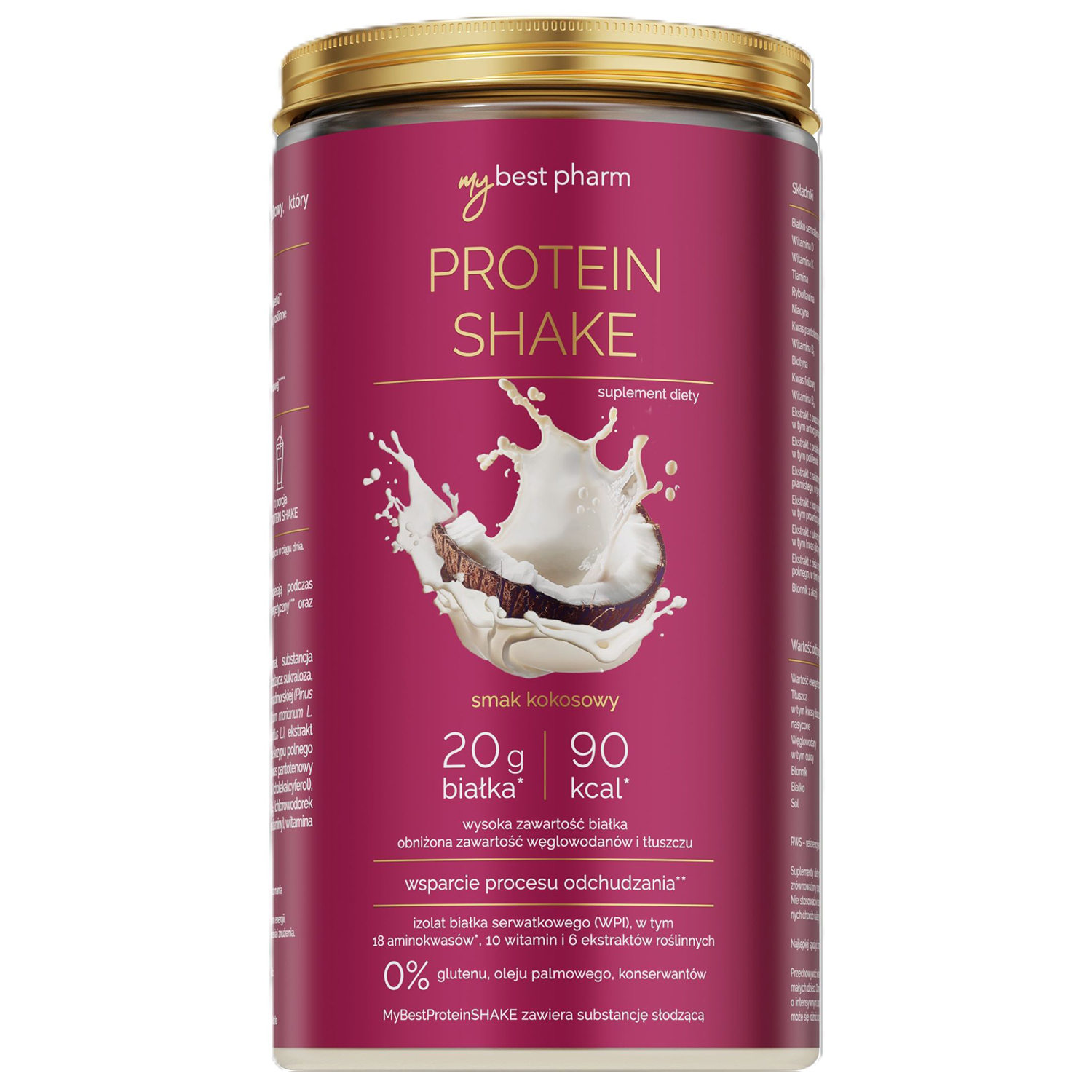 MyBestProteinSHAKE, smak kokosowy, 450 g