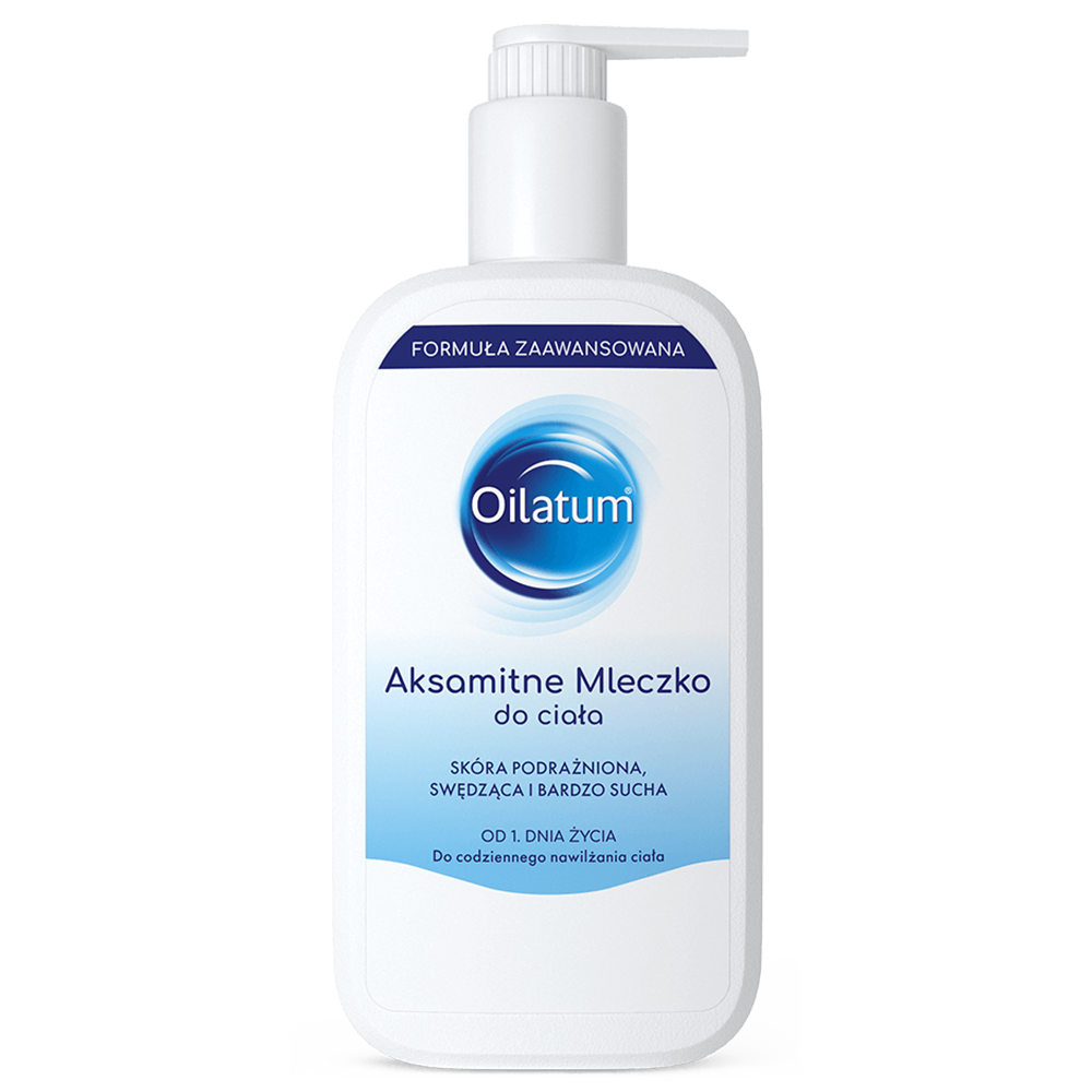 Oilatum Formuła Zaawansowana, aksamitne mleczko do ciała, od 1 dnia życia, 400 ml