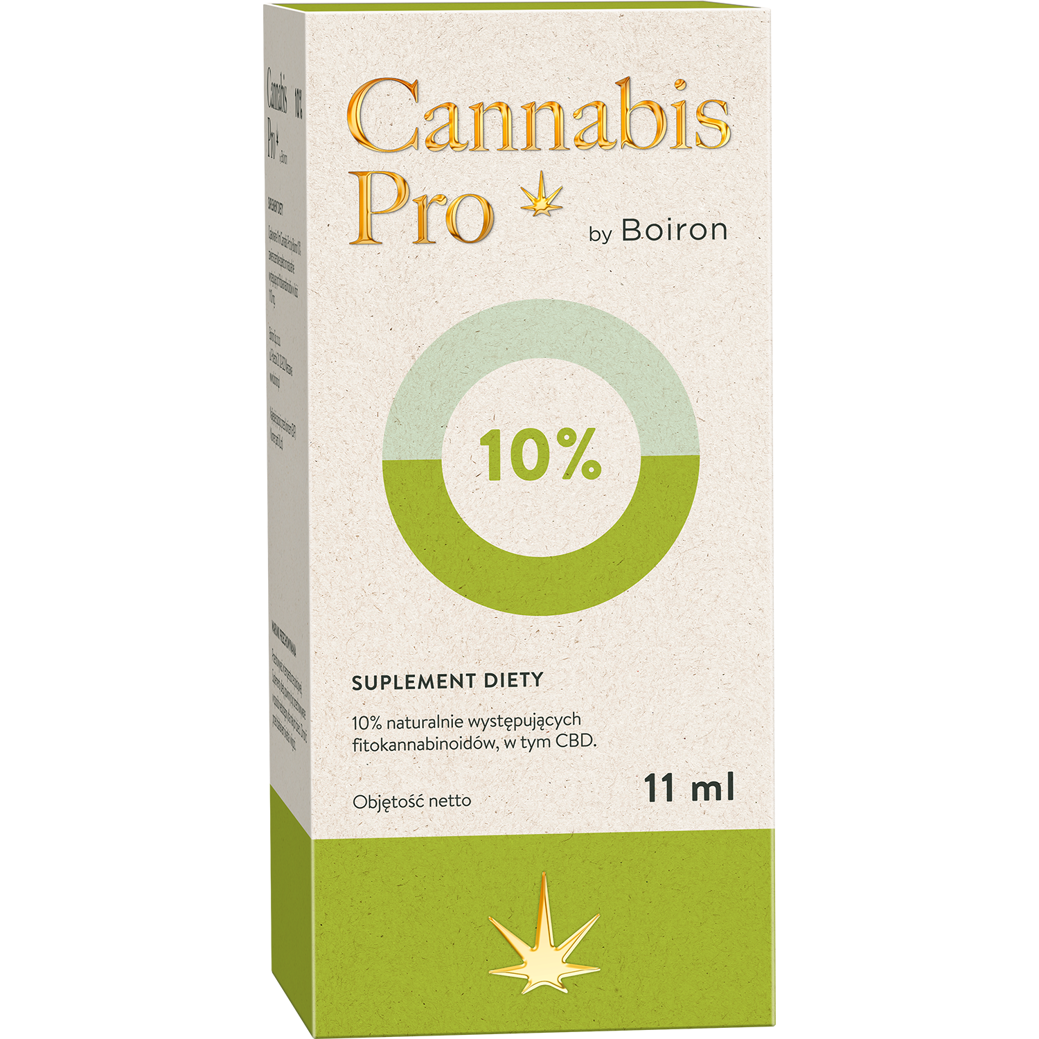 Boiron Cannabis Pro 10%, olej z konopi, 11 ml