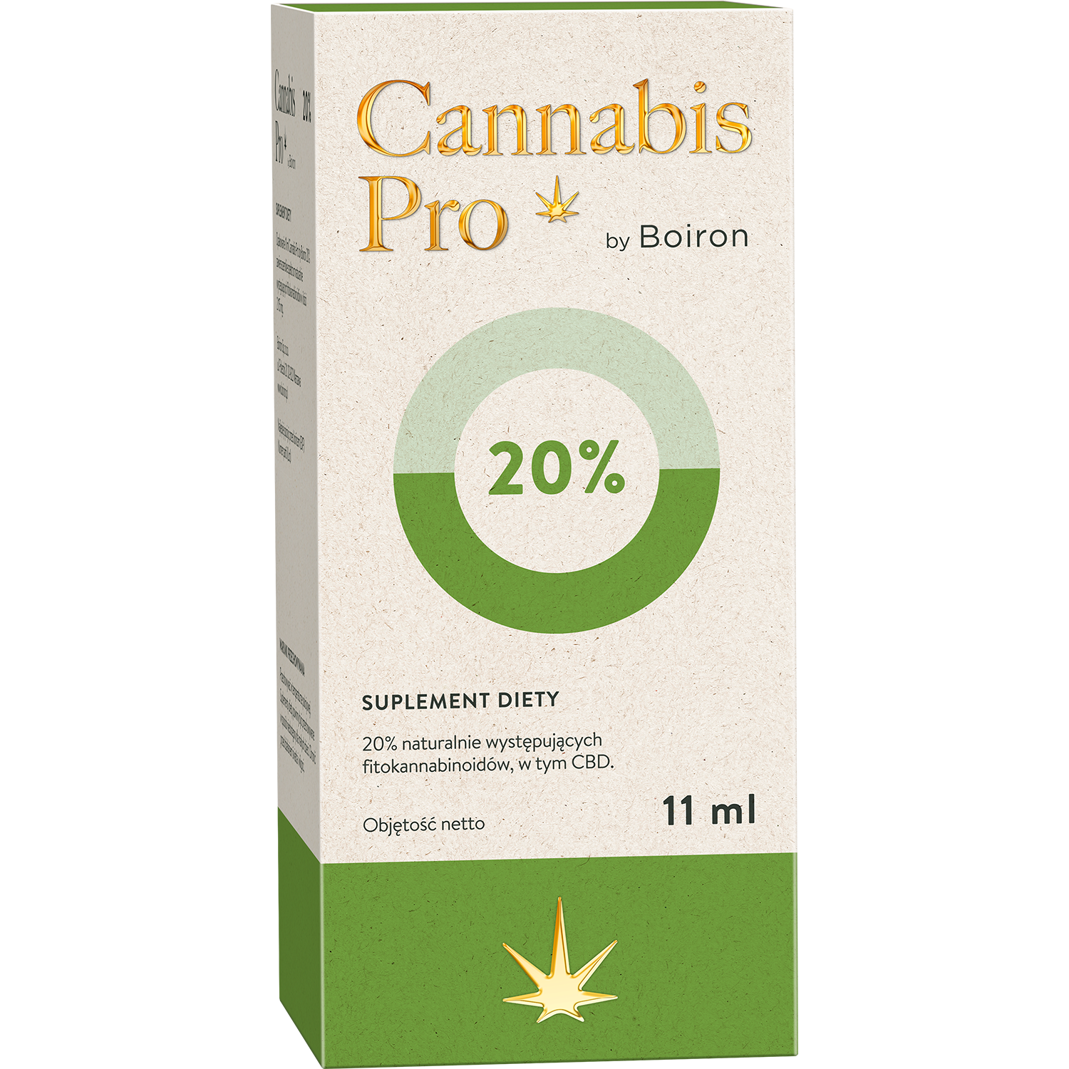 Boiron Cannabis Pro 20%, olej z konopi, 11 ml