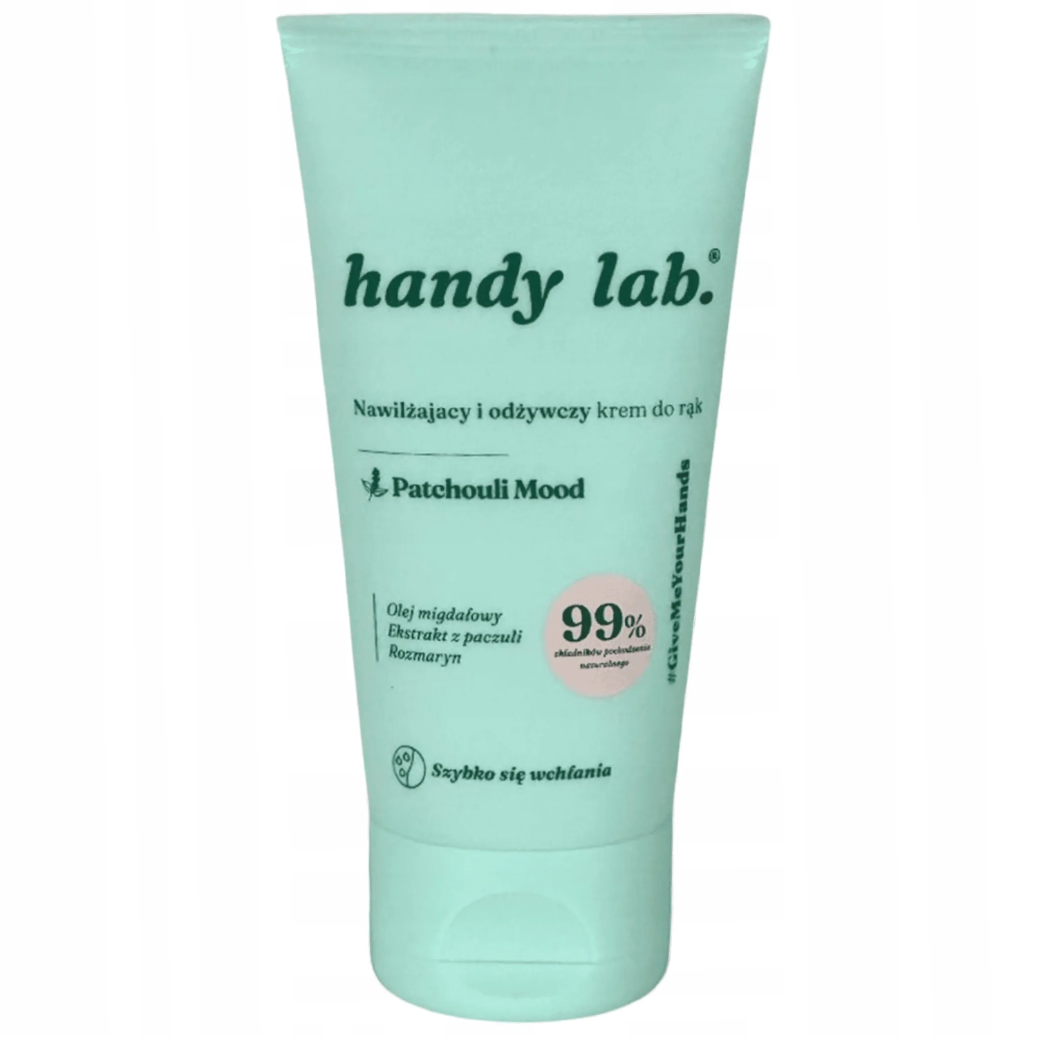 handy lab. Patchouli Mood, nawilżający krem do rąk, 50 ml