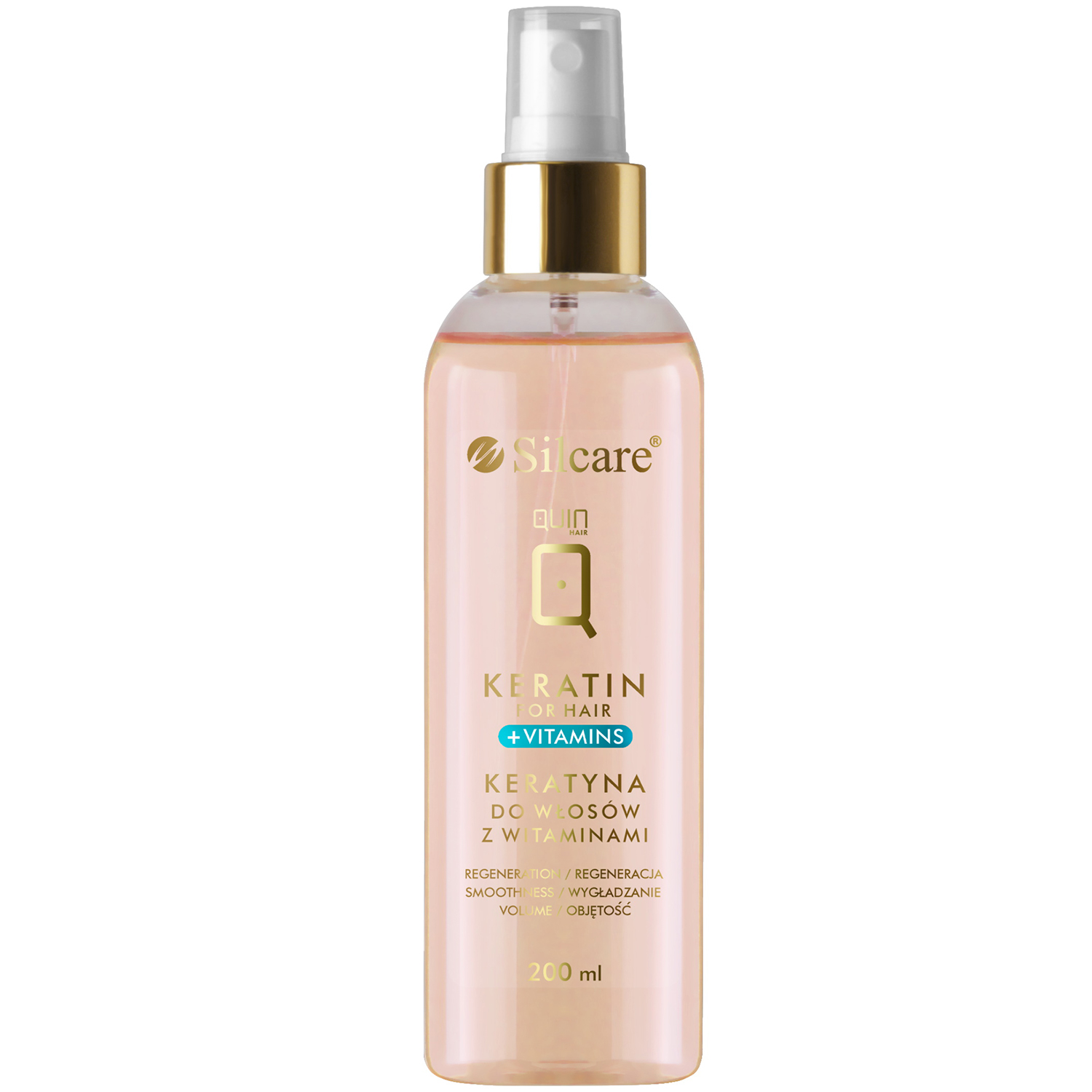 Silcare Quin, keratyna do włosów z witaminami, 200 ml