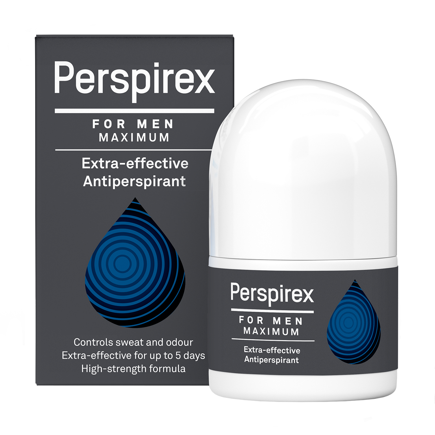 Perspirex Men Maximum, antyperspirant roll-on, 20 ml