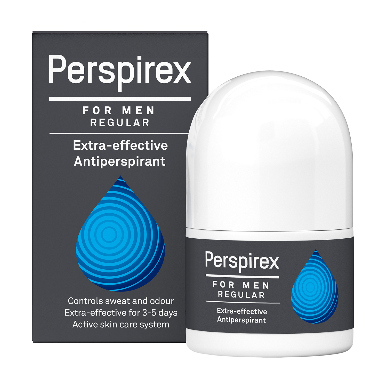 Perspirex Men Regular, antyperspirant roll-on, 20 ml
