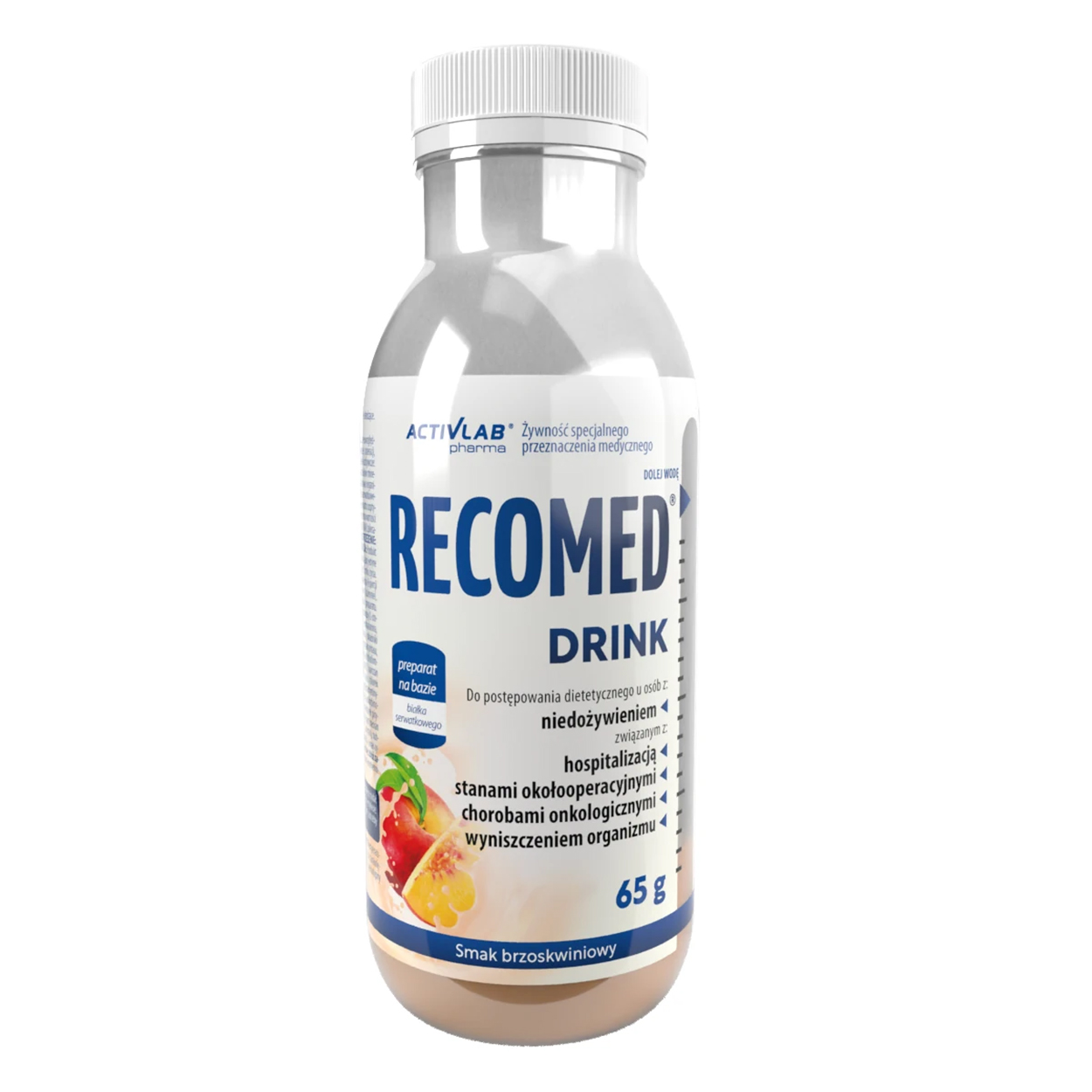 Activlab Pharma RecoMed Drink, preparat odżywczy, smak brzoskwiniowy, 65 g