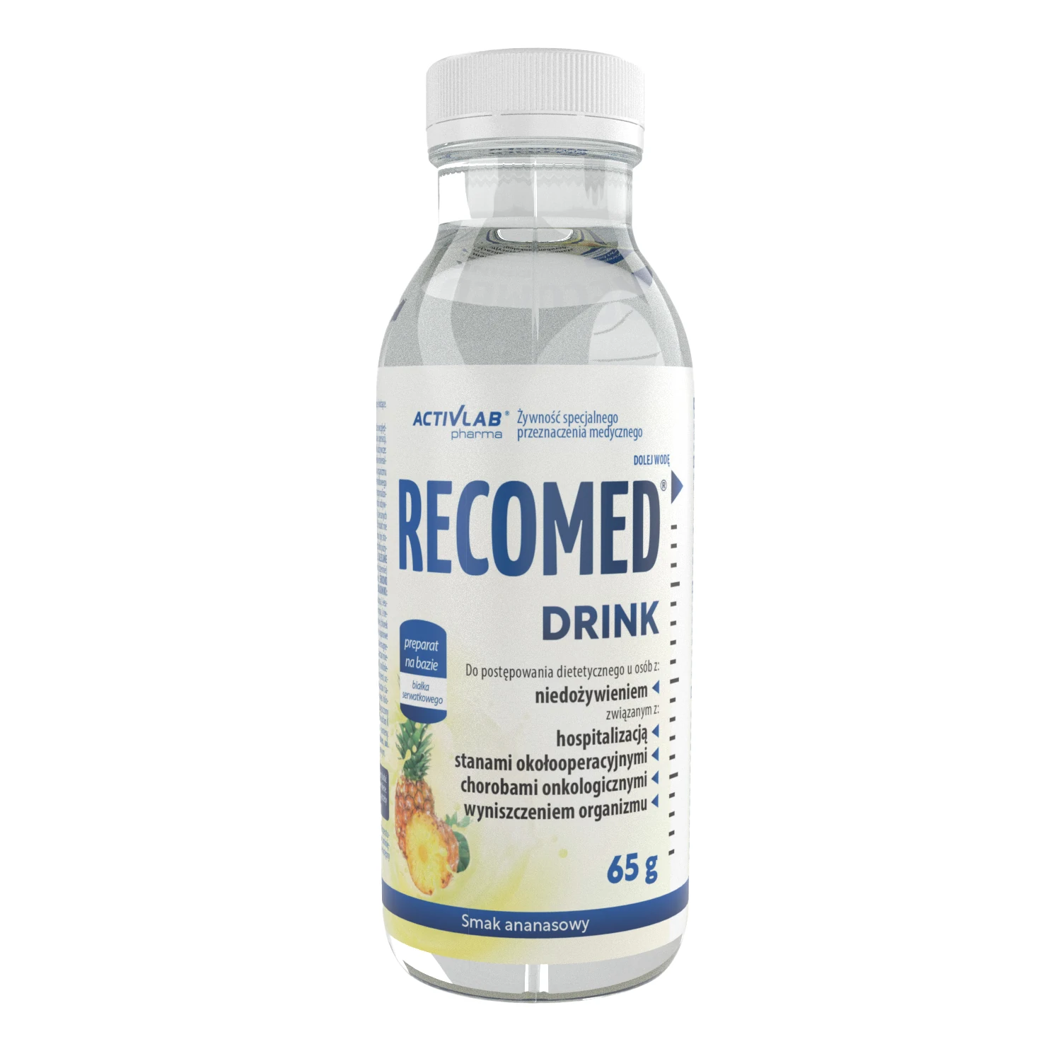 Activlab Pharma RecoMed Drink, preparat odżywczy, smak ananasowy, 65 g