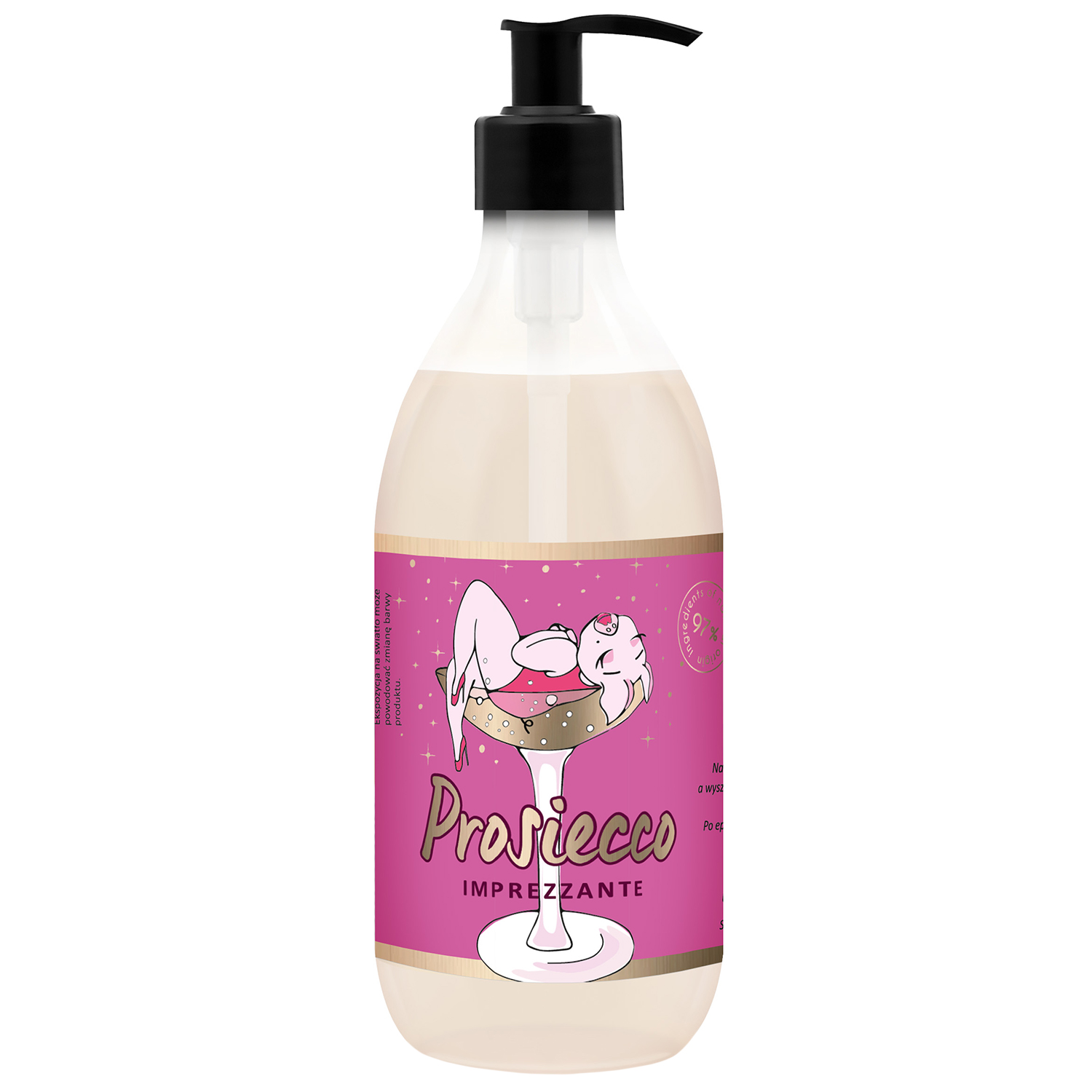 LaQ Shots! Prosiecco Imprezzante, żel pod prysznic, 500 ml