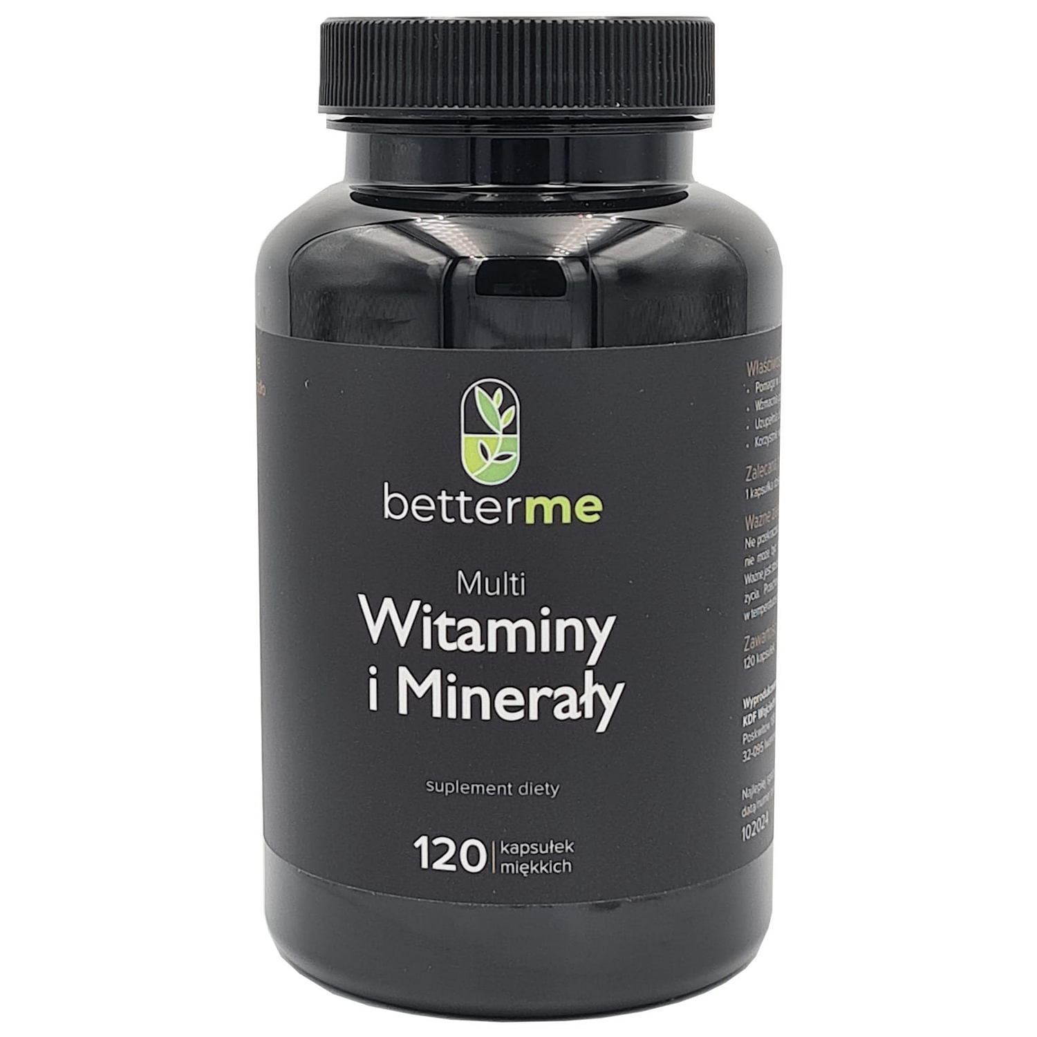 BetterMe Witaminy i Minerały, 120 kapsułek miękkich