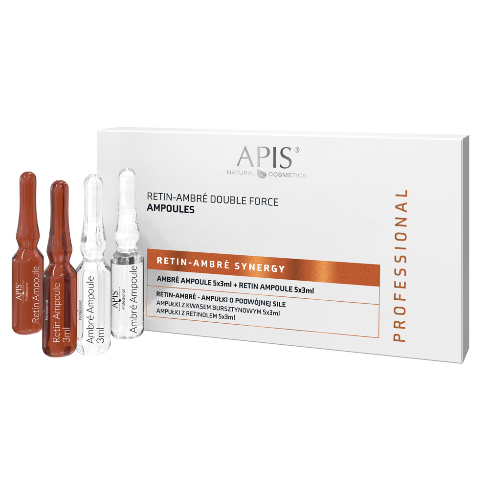 Apis Professional Retin Ambre Synergy, ampułki o podwójnej sile, 3 ml x 10 sztuk