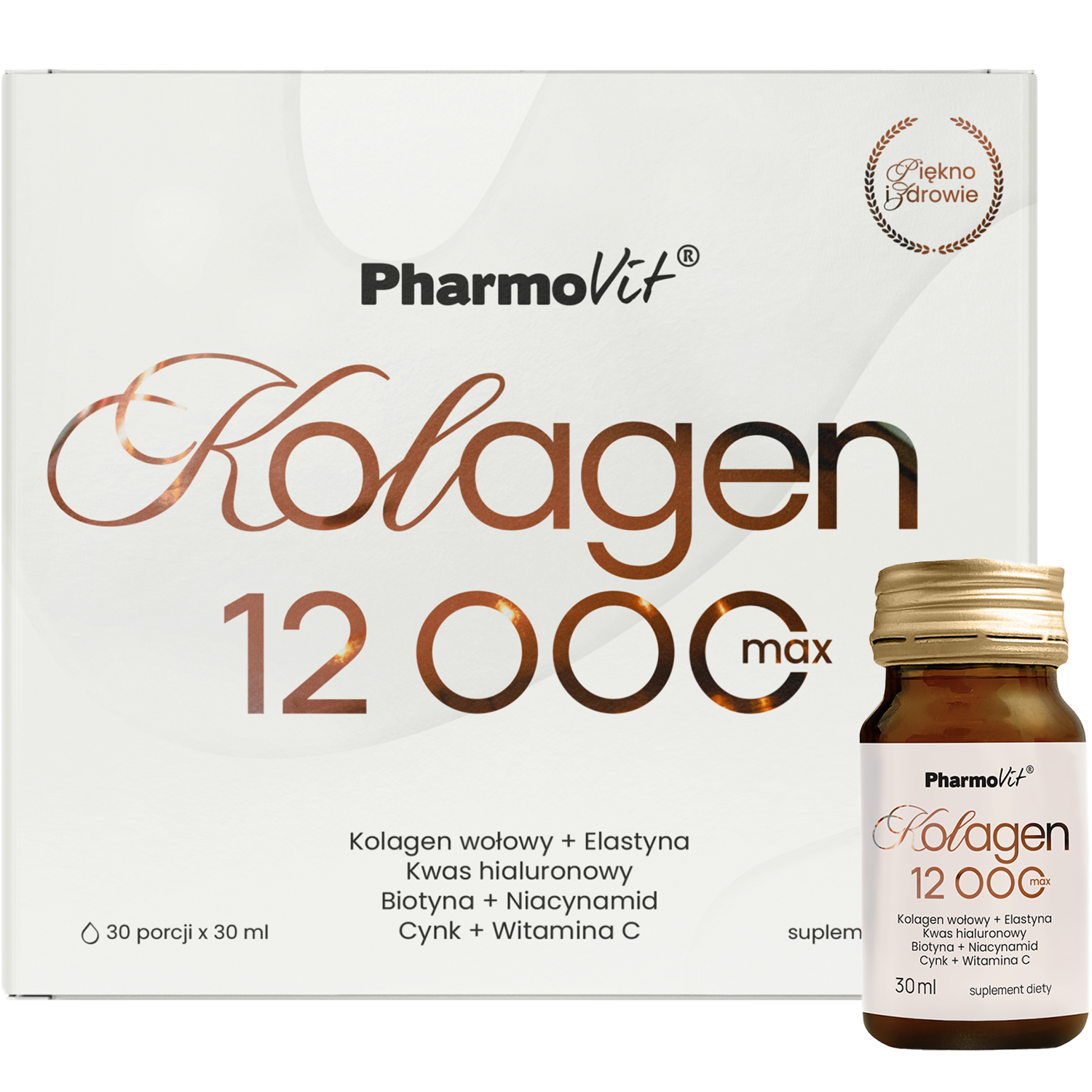 PharmoVit Kolagen 12000 Max, 30 ml x 30 butelek