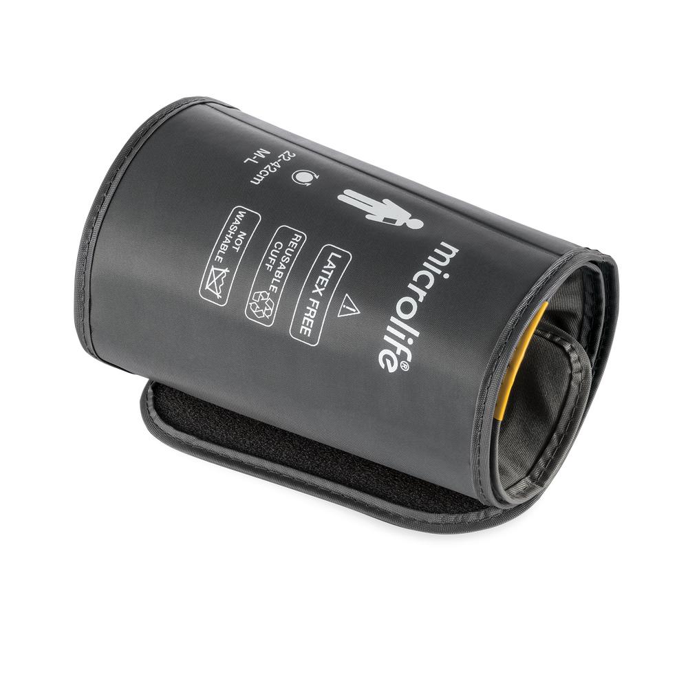 Microlife, mankiet do ciśnieniomierzy serii 3G, 4G, 5G, czaszowy, szary, rozmiar M-L, 22-42 cm, 1 sztuka