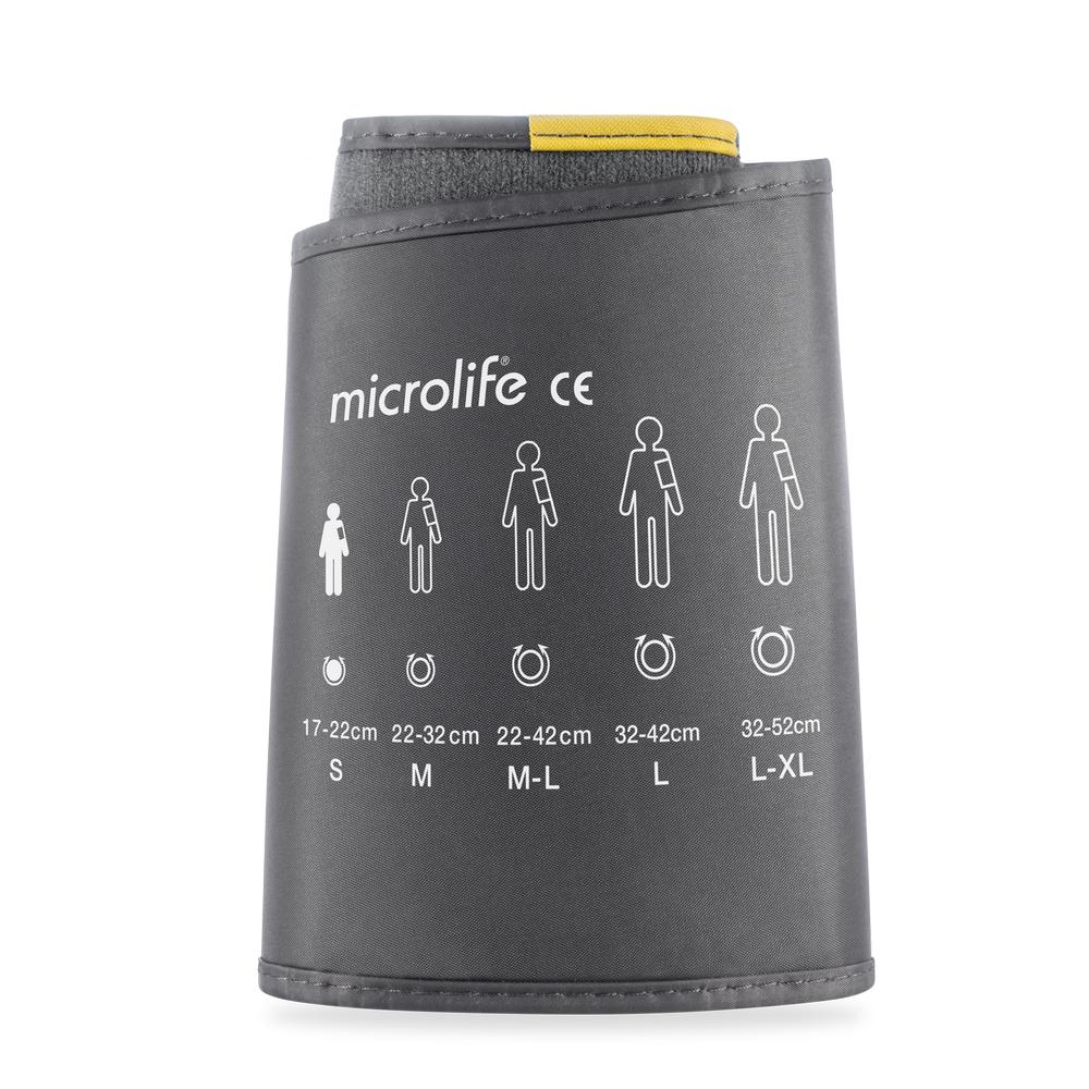 Microlife, mankiet do ciśnieniomierzy serii 3G, 4G, 5G, szary, rozmiar S, 17-22 cm, 1 sztuka