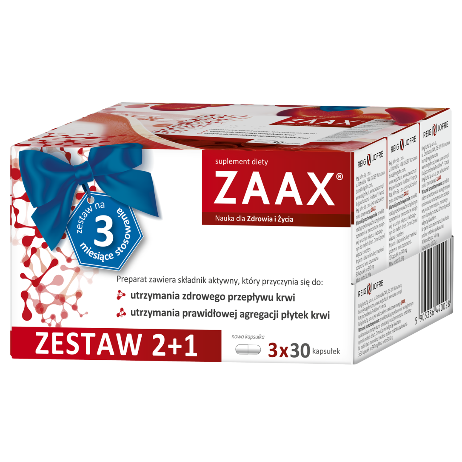 Zaax, 3 x 30 kapsułek